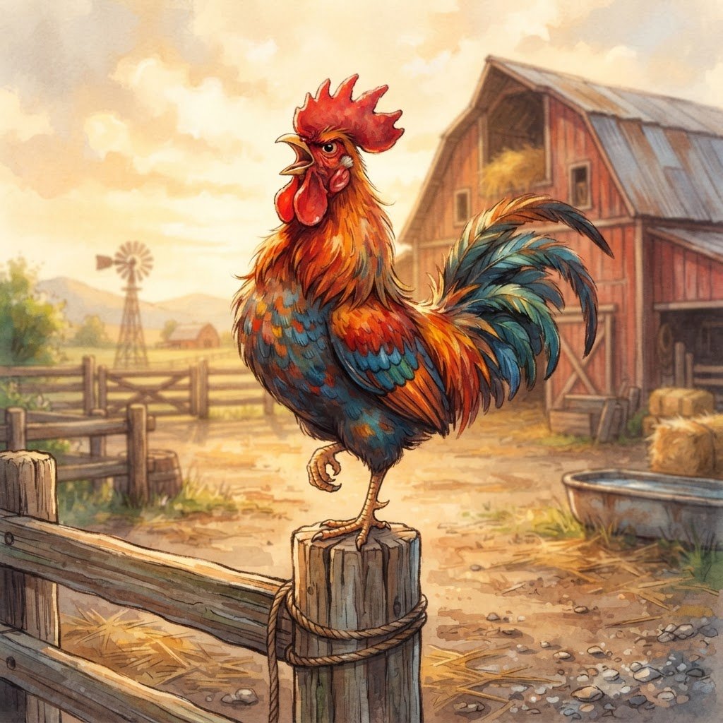 CLUCK MORRIS character portrait